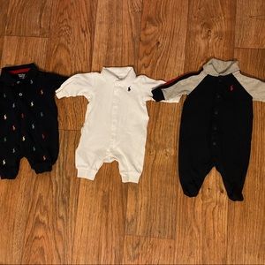 Ralph Lauren Newborn coverall bundle set